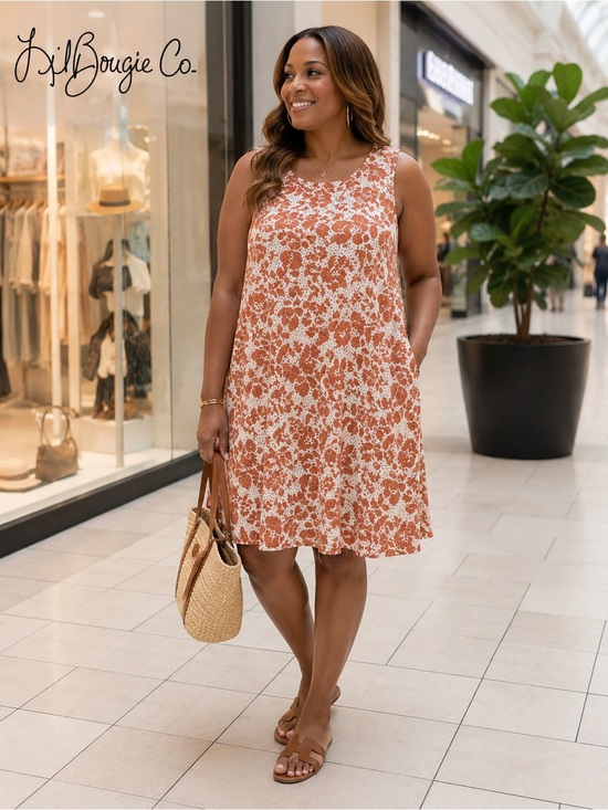 GAP Tops - GAP Floral A-Line Swing Dress - Women’s size L - EUC